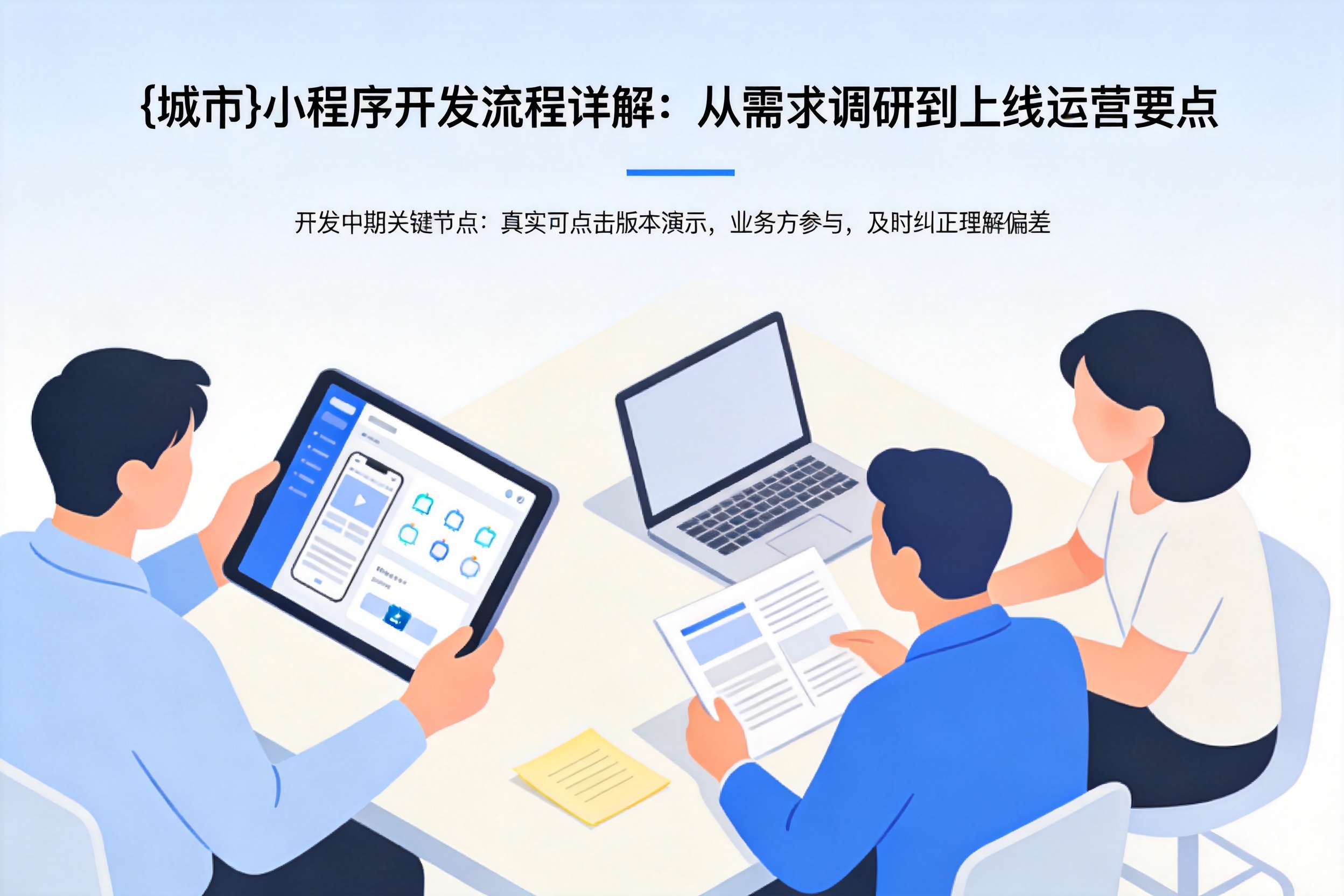 宁波小程序开发流程详解:从需求调研到上线运营要点
