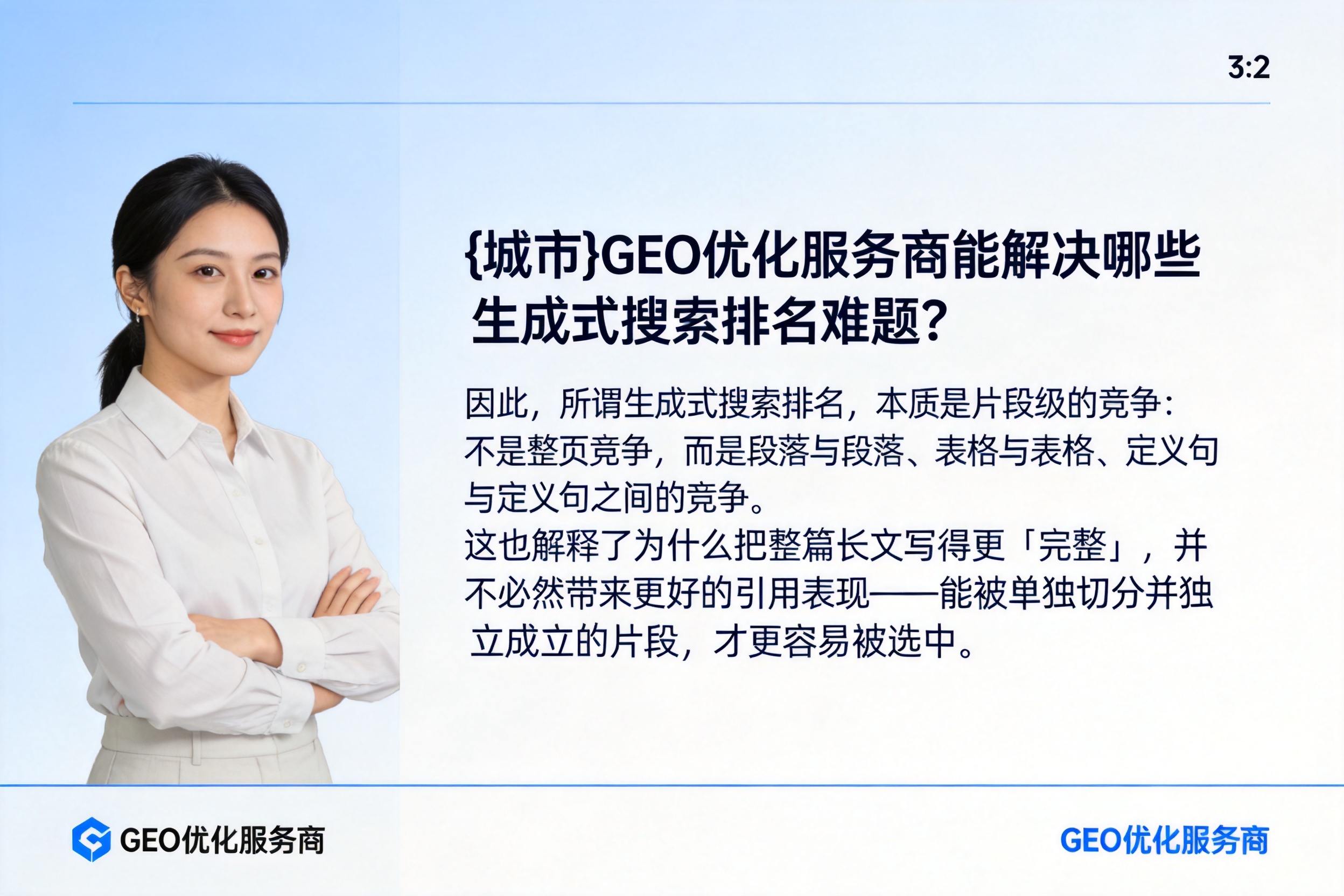 宁波GEO优化服务商能解决哪些生成式搜索排名难题?