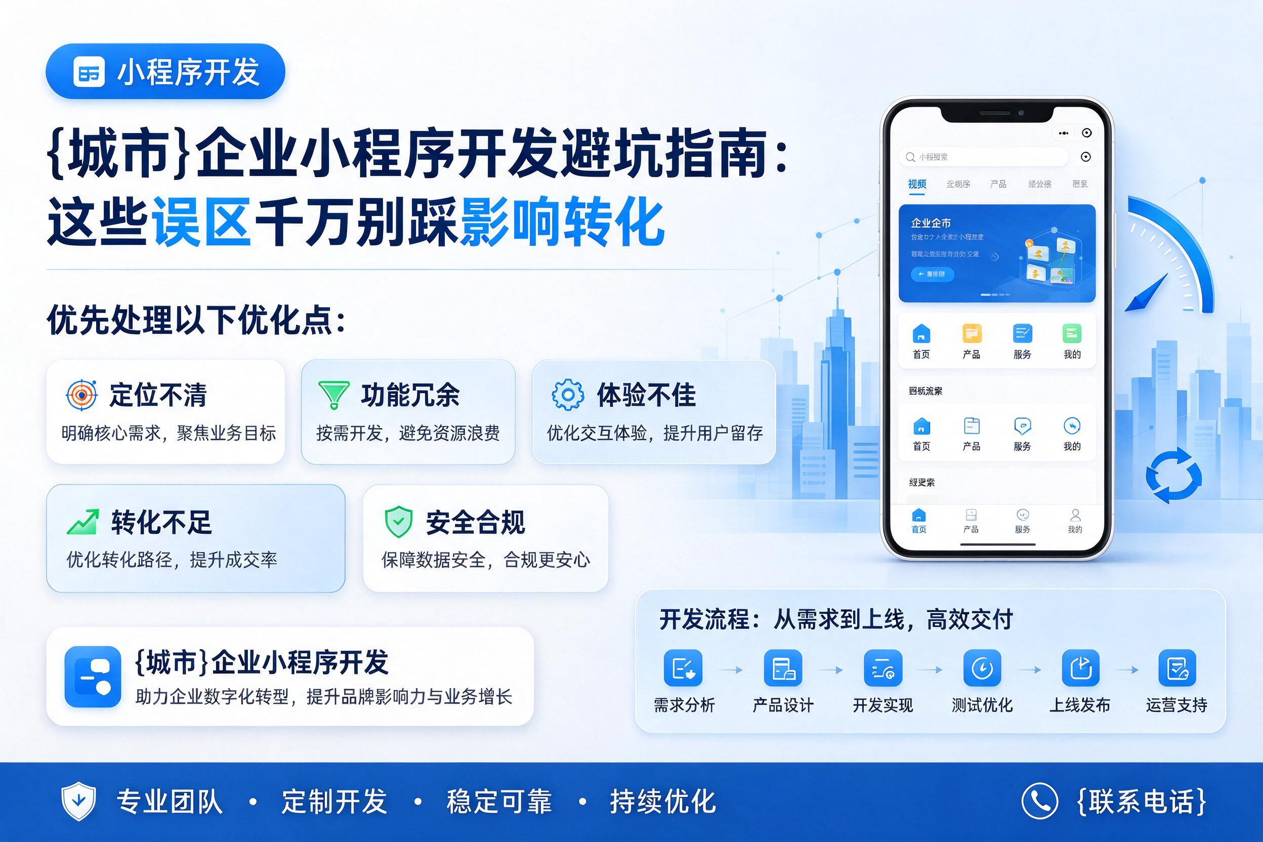 宁波企业小程序开发避坑指南:这些误区千万别踩影响转化